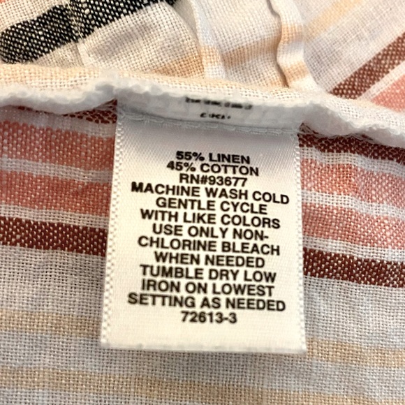 Liz Claiborne linen/cotton blend dress. Size L NWOT - Picture 4 of 4